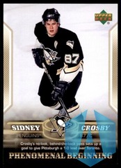 2005-06 Upper Deck Phenomenal Beginning Gold Sidney Crosby #18 Penguins
